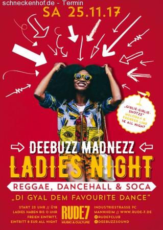 LADIES NIGHT - Dancehall & Tropical Werbeplakat