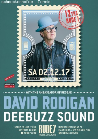 12 JAHRE RUDE7 Club Werbeplakat