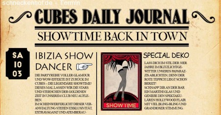 Showtime Burlesque Edition Werbeplakat