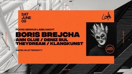 Fckng Serious Labelnacht w/Boris Brejcha Werbeplakat