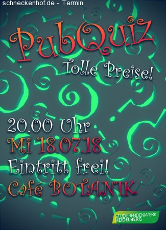 Pubquiz Werbeplakat
