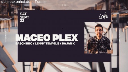 Maceo Plex im Loft Werbeplakat
