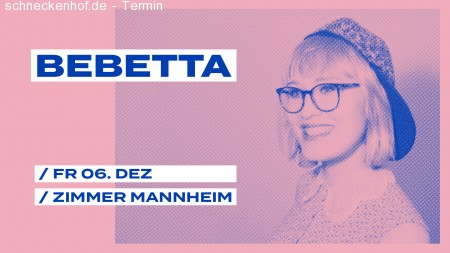 Bebetta im Zimmer Werbeplakat