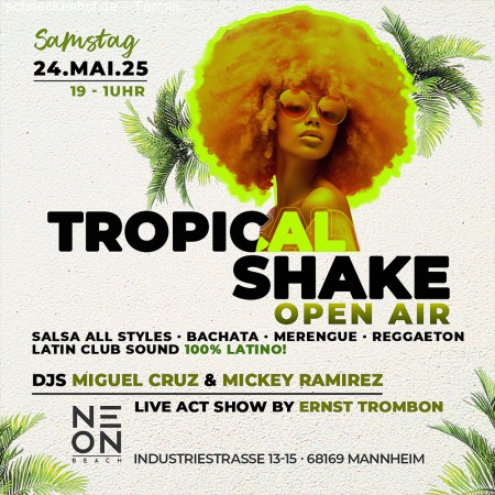 Tropical Shake Open Air Werbeplakat
