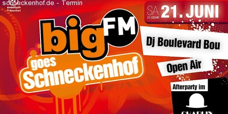 bigFm goes Schneckenhof Werbeplakat
