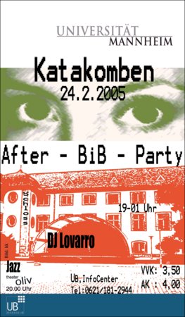 After-BiB-Party Werbeplakat