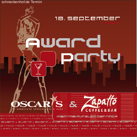 Award Party Werbeplakat