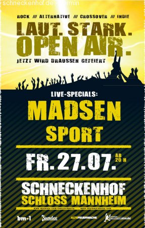 Lautstark Party Werbeplakat