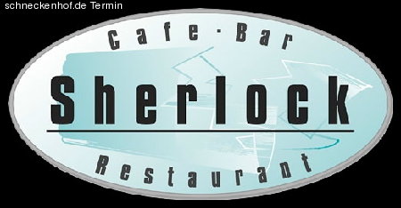 Sherlock Cocktail Abend Werbeplakat