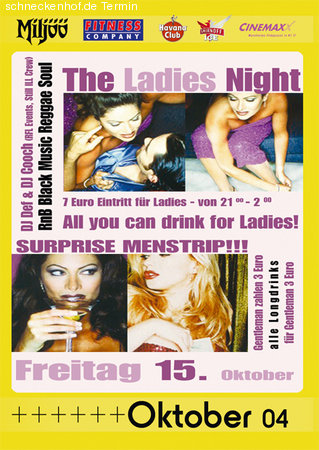 Ladies Night Werbeplakat