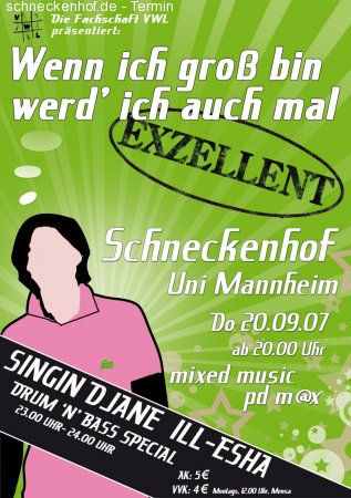 VWL'er Fete Werbeplakat