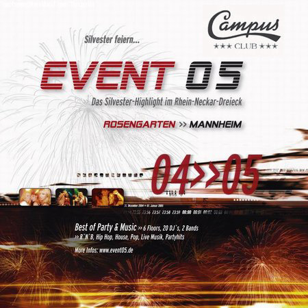 Event05 - Campus Club  Werbeplakat