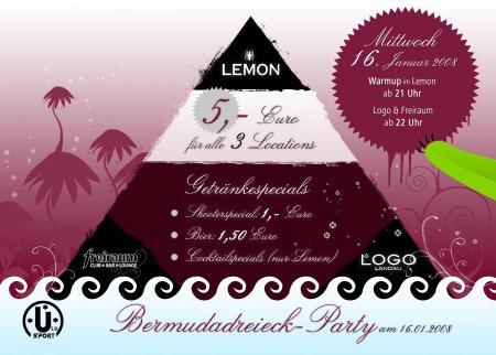 Sportlerparty Werbeplakat