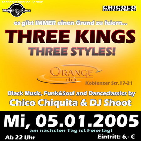 Three Kings - Three Styles Werbeplakat
