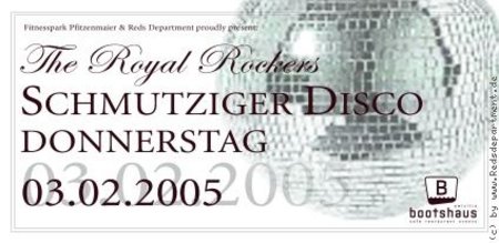 Schmutziger Disco Donnerstag Werbeplakat