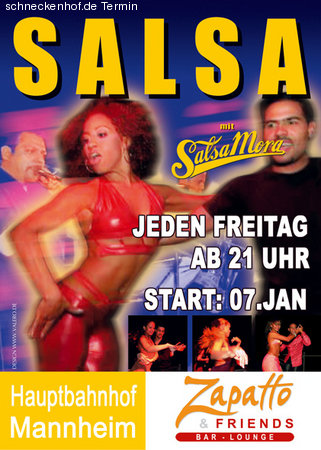 Salsa mit SalsaMora Werbeplakat