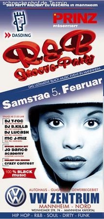 R&B Groove Party Werbeplakat