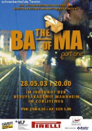 The BA of MA Werbeplakat
