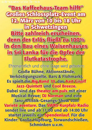 Gro&szlig;es Schlossplatz-Event Werbeplakat