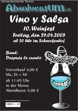 Absolventum-Fete Werbeplakat