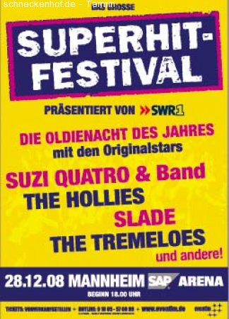 Das große Superhit-Festival Werbeplakat
