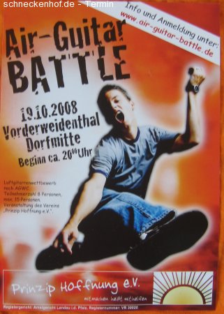 Air-Guitar Battle Werbeplakat