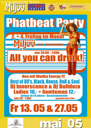 Phatbeat Party Werbeplakat
