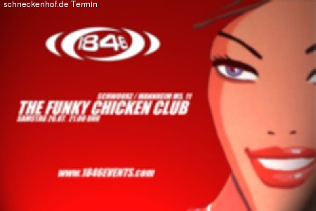 THE FUNKY CHICKEN CLUB Werbeplakat