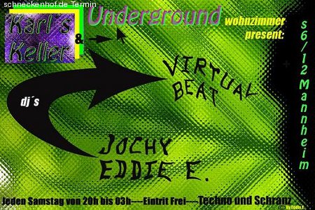 Underground Wohnzimmer Werbeplakat