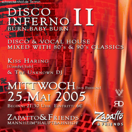DISCO INFERNO Part II Werbeplakat