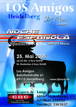 Salsa Abend mit Dj Mora Werbeplakat