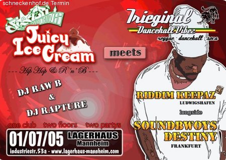 Irieginal meetz Juicy Werbeplakat