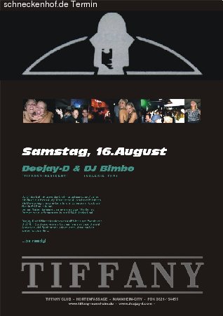 deejay-d & dj bimbo Werbeplakat