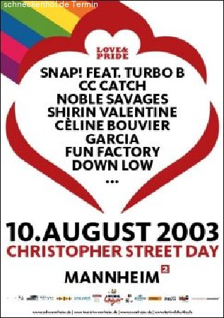 Christopher Street Day Parade Werbeplakat