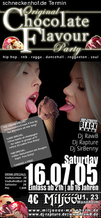 Original Chocolate Flavour Werbeplakat