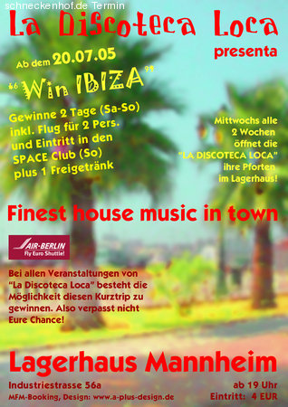 La Discoteca Loca Werbeplakat