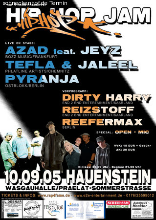 HipHop Jam Werbeplakat