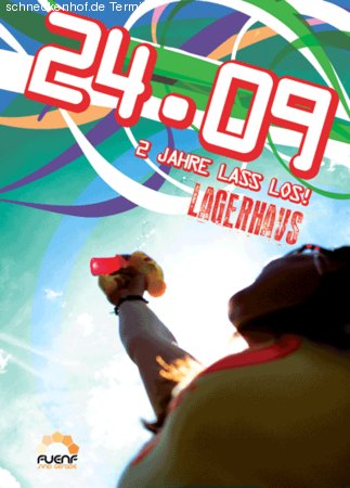 2 Jahre Lass los! Werbeplakat