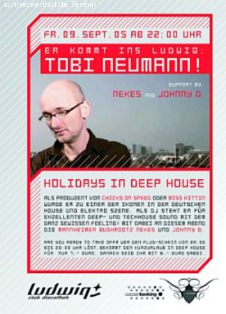 Tobi Neumann @ ludwiq Werbeplakat