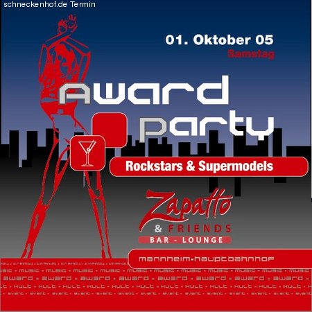 AwardParty Rockstars Werbeplakat