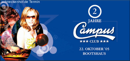 Campus Club Special - 2 Jahre  Werbeplakat