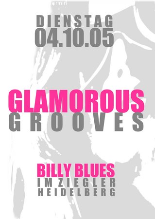 Glamorous Grooves Werbeplakat
