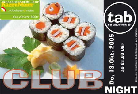 Clubnight No. II Werbeplakat