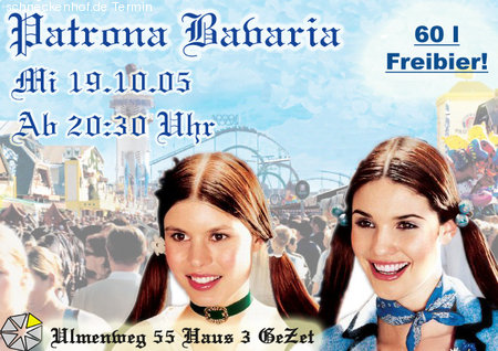 Oktoberfest Fete Werbeplakat