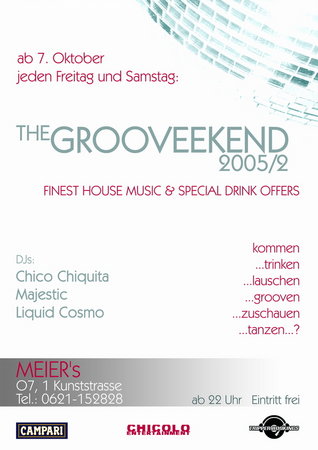 The Grooveekend 2005/2 Werbeplakat