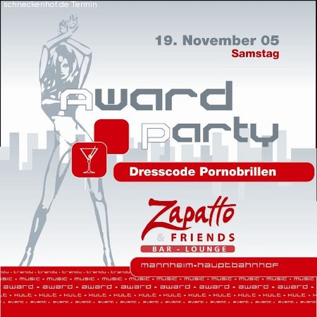 Award Party Werbeplakat