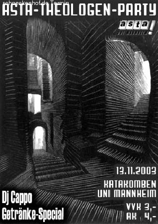 AStA-Theologen-Fete  Werbeplakat