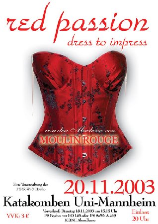 RED PASSION Werbeplakat