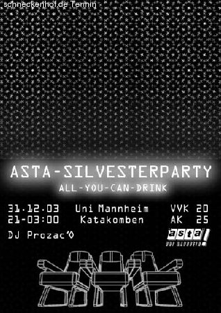 Silvesterfete 2003 / 2004 Werbeplakat