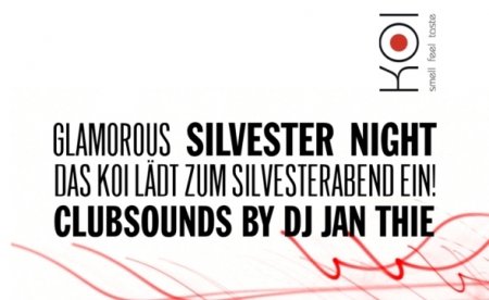 Glamourous Silvester Night Werbeplakat